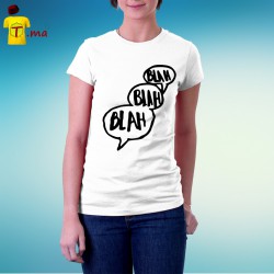Tshirt femme Blah blah blah