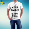 Tshirt homme keep calm and better call Saul