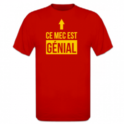 Tshirt Ce mec est génial