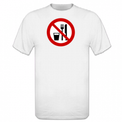 Tshirt homme Ramadan No eating and smoking