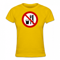 Tshirt femme Ramadan no eating and smoking