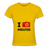 Tshirt I love Selfies pour femmes