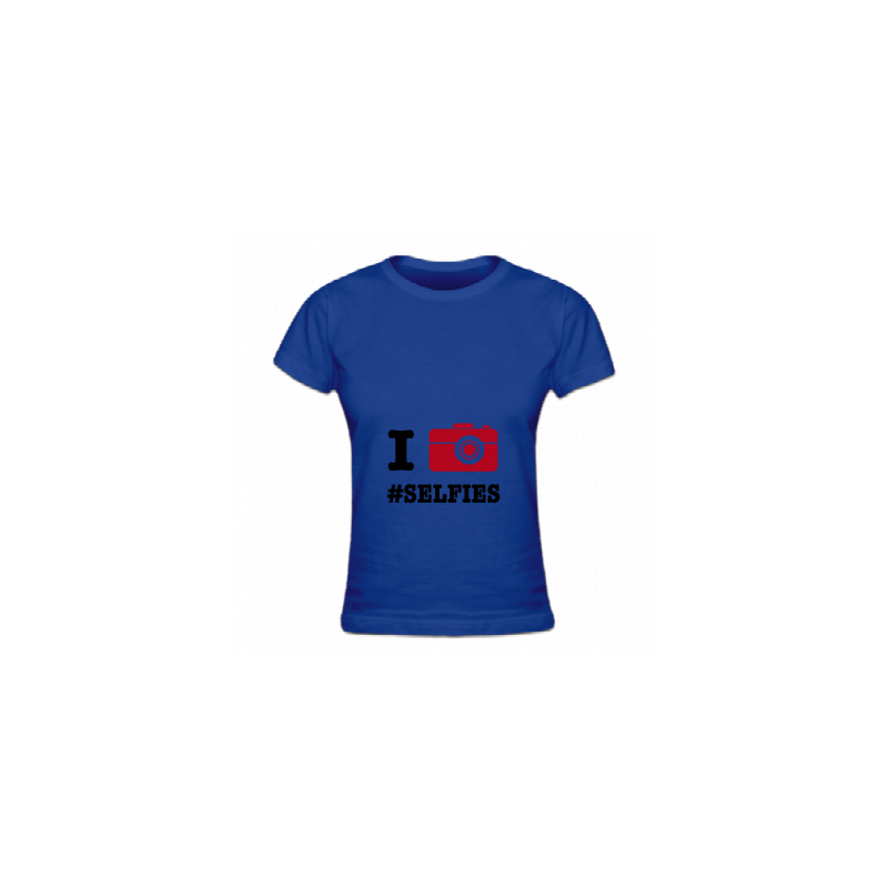 Tshirt I love Selfies pour femmes