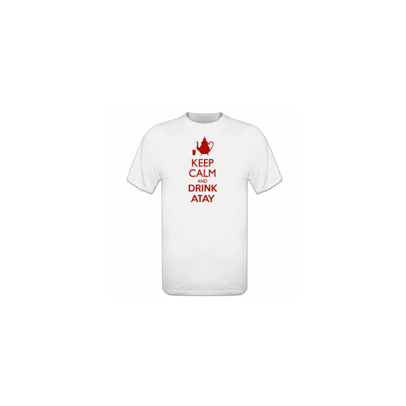 Tshirt homme keep calm and drink atay