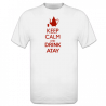 Tshirt homme keep calm and drink atay