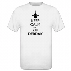 Tshirt homme keep calm and zid derdak