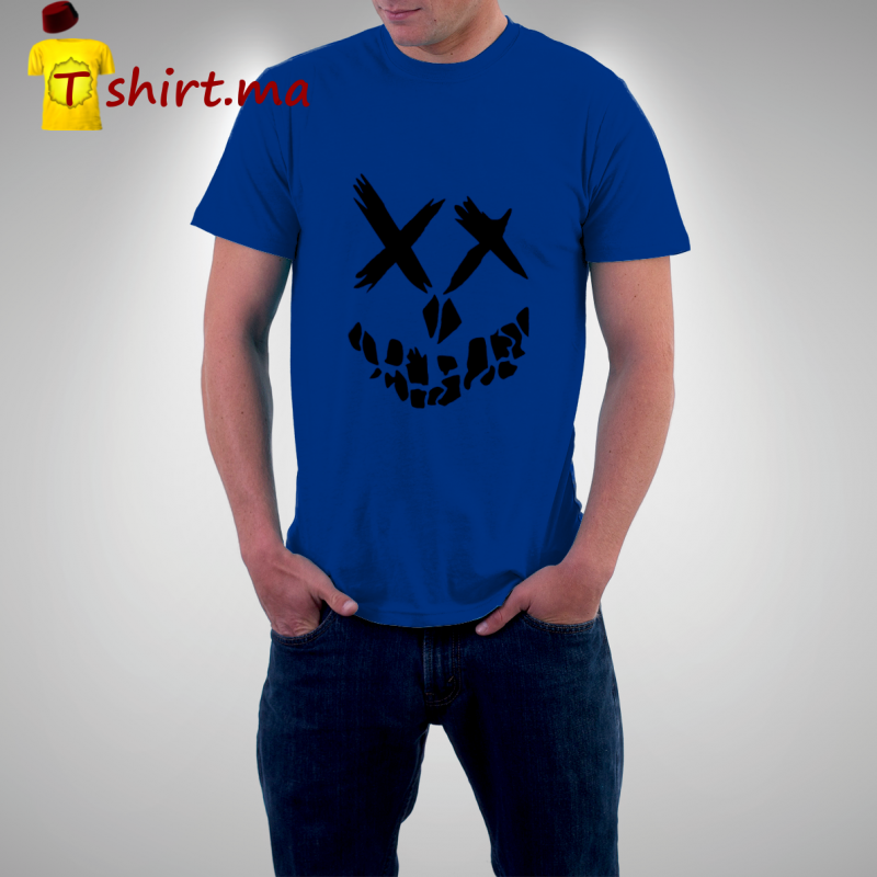 Tshirt homme Smiley Skull