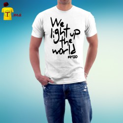 Tshirt homme We light up the world Kygo