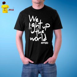 Tshirt homme We light up the world Kygo