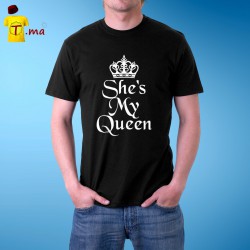 Tshirt homme Shs is my queen