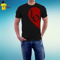 Tshirt homme Love heart