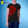 Tshirt femme Love heart