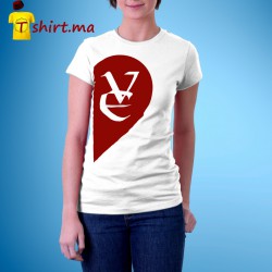 Tshirt femme Love heart