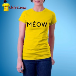 Tshirt femme Meow