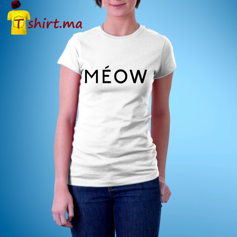 Tshirt femme Meow