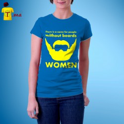 Tshirt femme No beard
