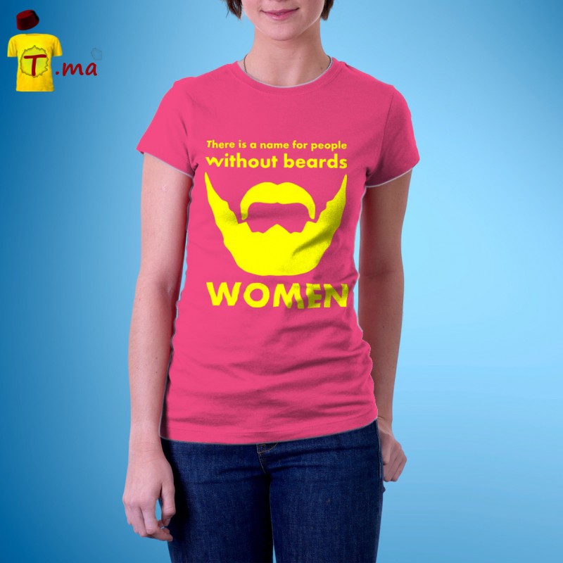 Tshirt femme No beard