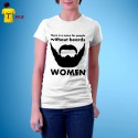 Tshirt femme No beard