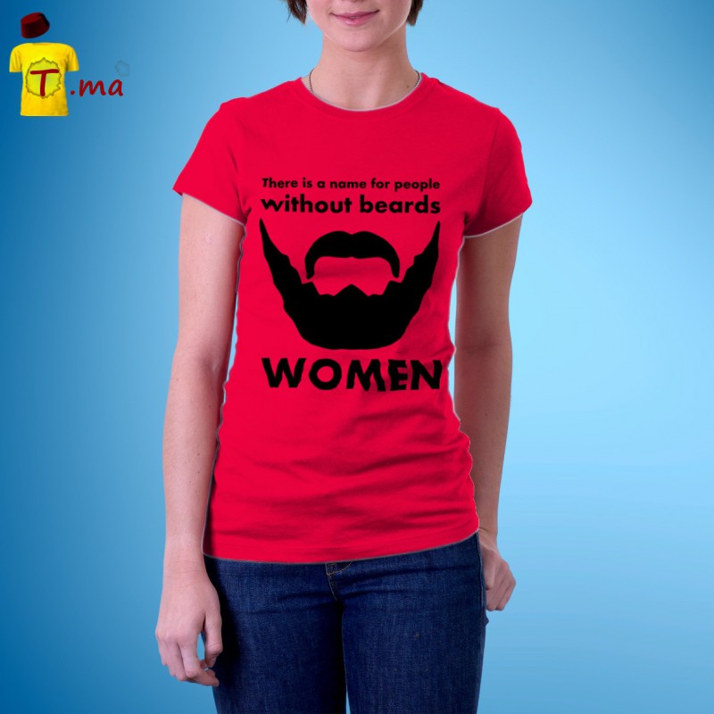 Tshirt femme No beard