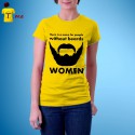 Tshirt femme No beard