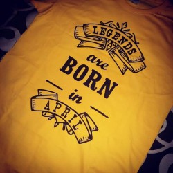 Tshirt homme Legends are born in